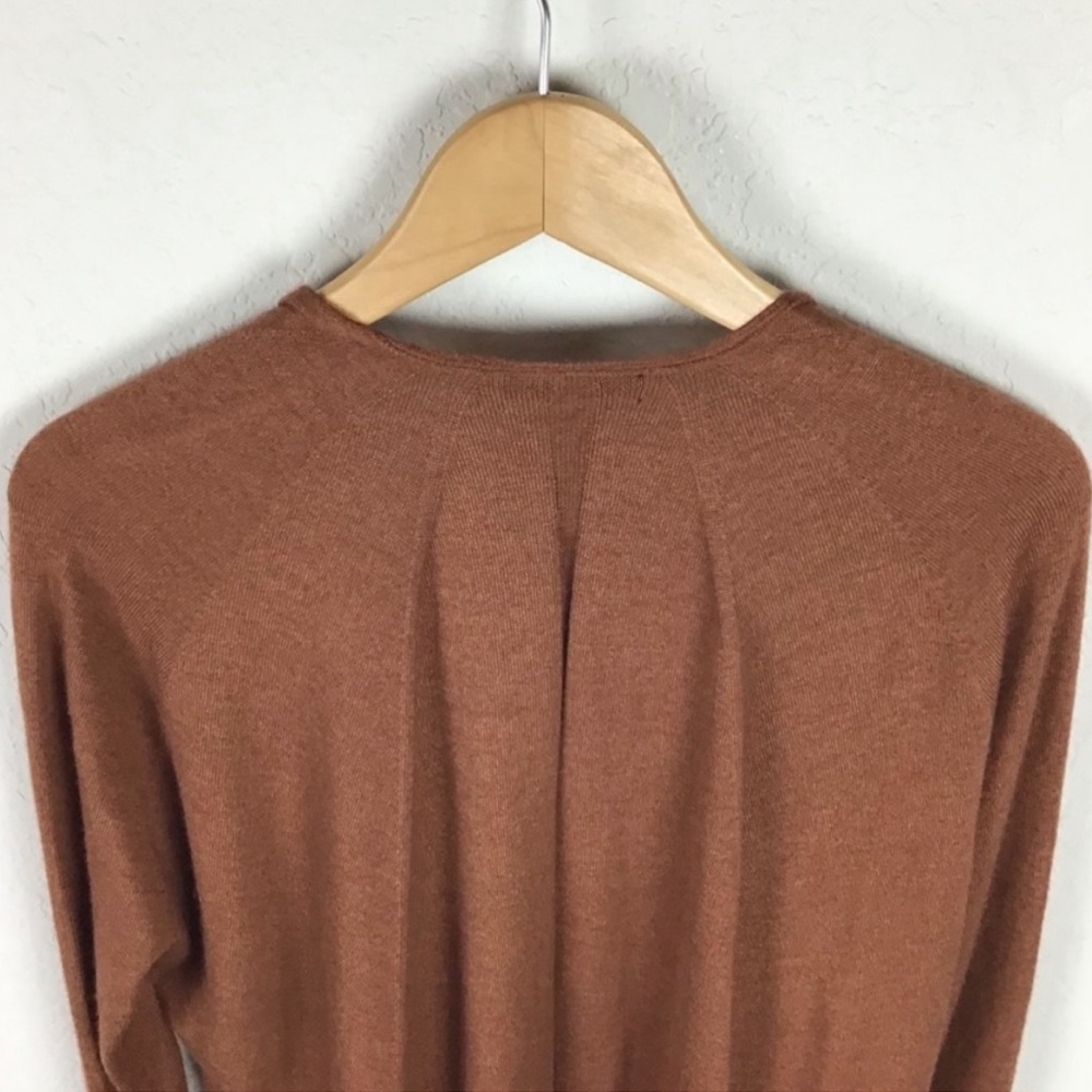 The Row Cardigan Sweater Long Sleeve Open Front Knit - Picture 5 of 7
